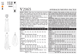 V2965 Misses' Dress - Misses (Size: AX (4-6-8))