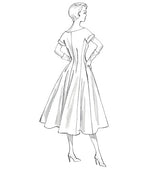 V9105 - Misses' Dress and Sash
