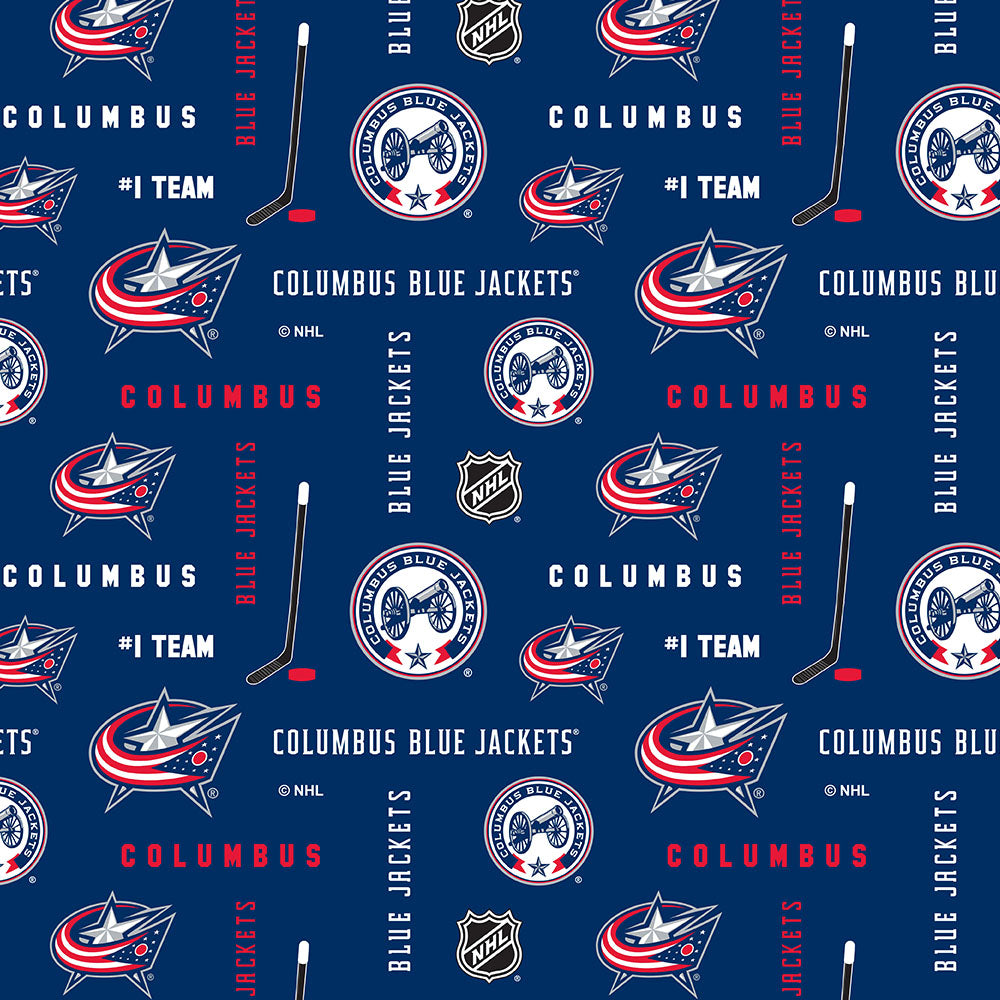 Columbus Blue Jackets NHL Cotton Print Logo – Fabricville