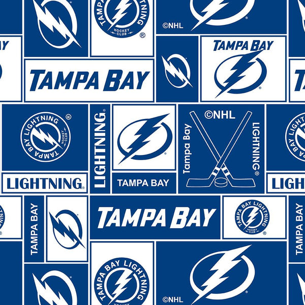 Lightning de Tampa Bay - Molleton imprimé LNH - Blocs