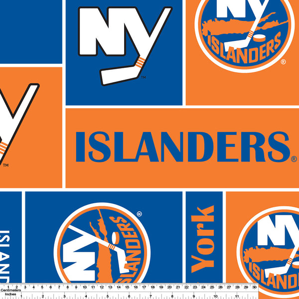 Islanders de New York - Molleton imprimé LNH - Blocs