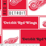 Detroit Red Wings - NHL Fleece Print - Patchwork