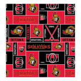 Ottawa Senators (SEN) - NHL Fleece Print - Squares