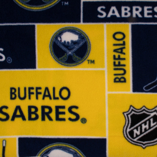 Buffalo Sabres - NHL Fleece Print - Squares