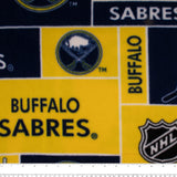 Buffalo Sabres - NHL Fleece Print - Squares