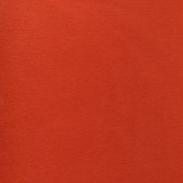 ORGANIC Cotton Lycra Solid Knit - Burnt orange