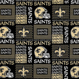 Saints de la Nouvelle-Orléans - Coton imprimé de la LNF