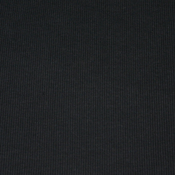 Tricot Tubulaire côtelé 2 x 2 - Noir