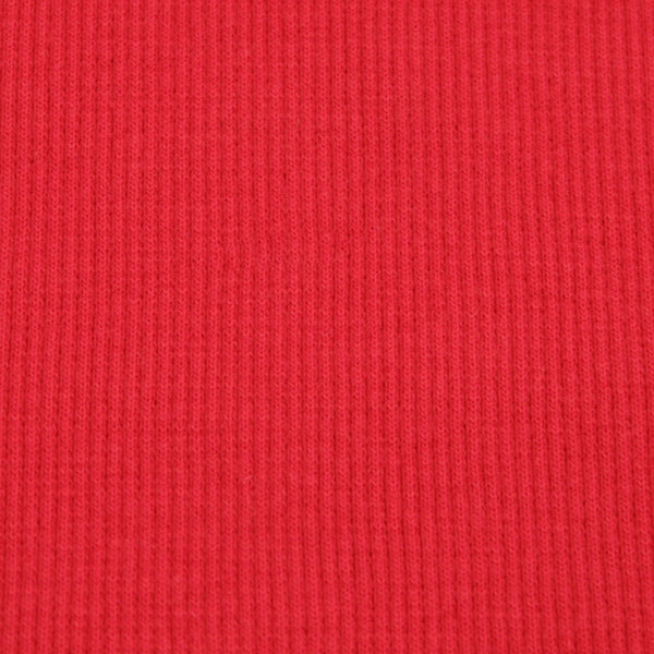 Tricot Tubulaire côtelé 2 x 2 - Rouge