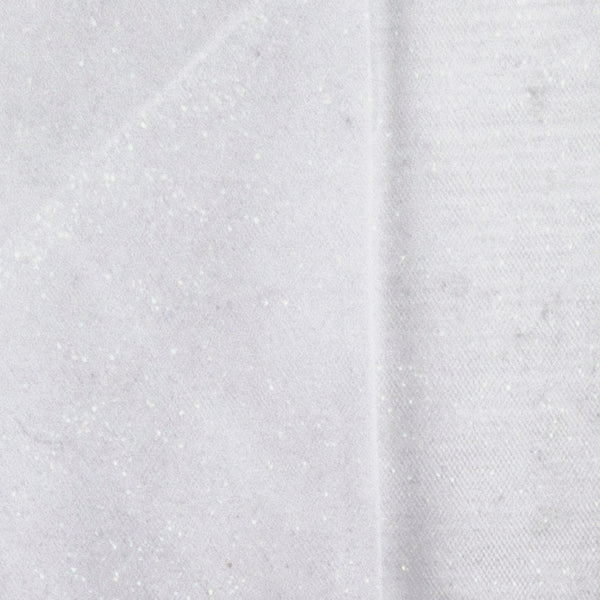 Glitter Tulle - Iridescent white
