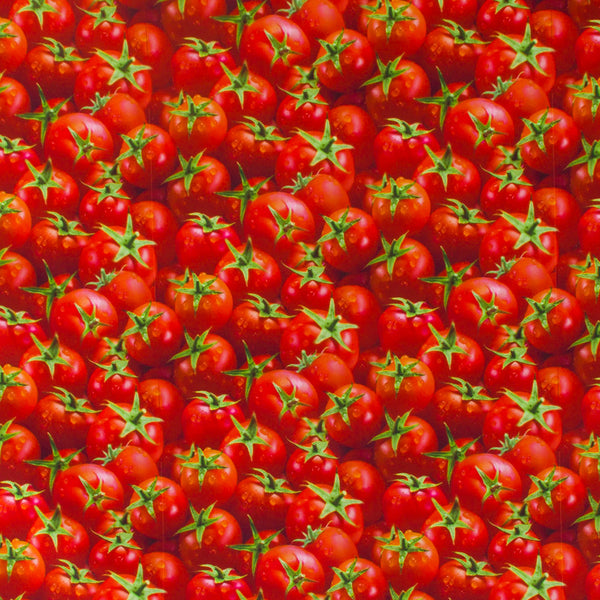 Imprimé digital PUL vivre au sec -  Tomate - Rouge