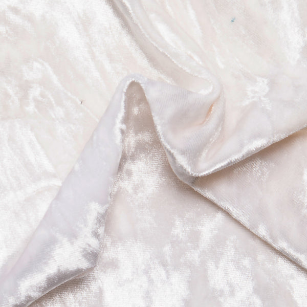 Crushed Ice Velvet - Cream
