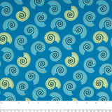 Cotton Lycra Knit Print - IMA-GINE F21 - Eggshell - Blue