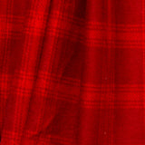 CHARLIE Printed Flannelette - Carleton plaid - Red