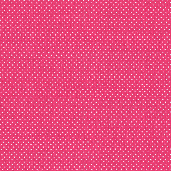 BABYVILLE BOUTIQUE WATERPROOF PUL FABRIC SASSY PINK DOTS 165CM (64 INCHES)