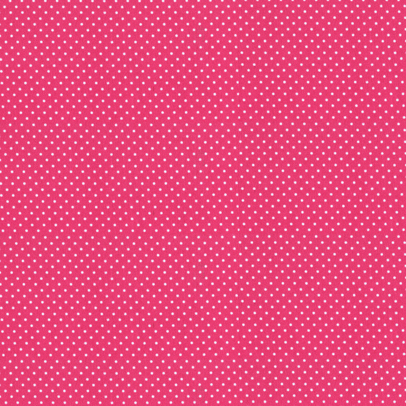 BABYVILLE BOUTIQUE WATERPROOF PUL FABRIC SASSY PINK DOTS 165CM (64 INCHES)