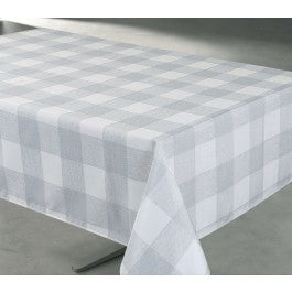 Tablecloth - Check - Grey