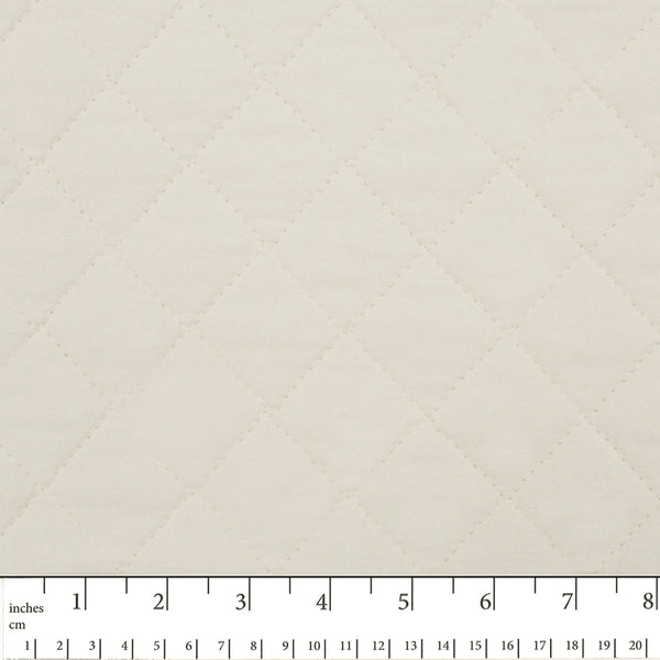Quilted Back to Back Broadcloth  - Ivory
