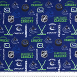 Canucks de Vancouver - Flanellette imprimée LNH - Logo