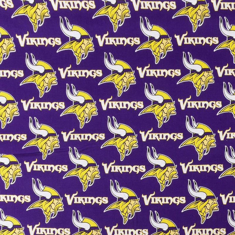 Vikings de Minnesota - Coton imprimé de la LNF