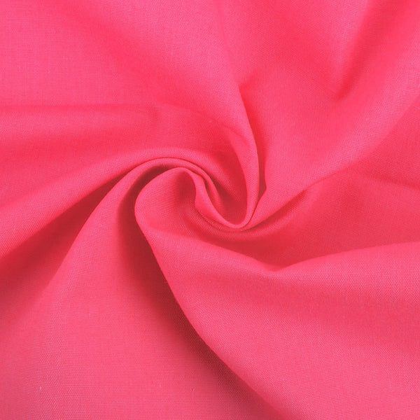 Broadcloth - Neon pink