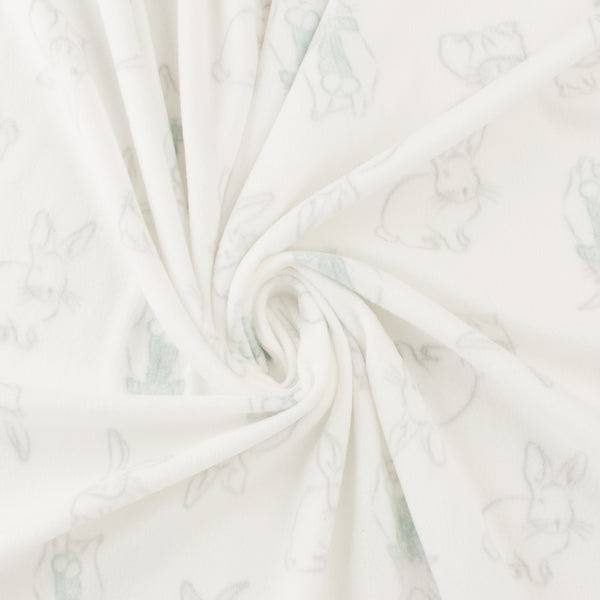 Fleece Print - OUTBACK - 054 - White