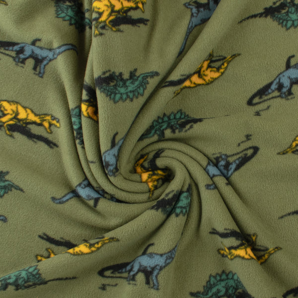 Fleece Print - OUTBACK - 056 - Olive