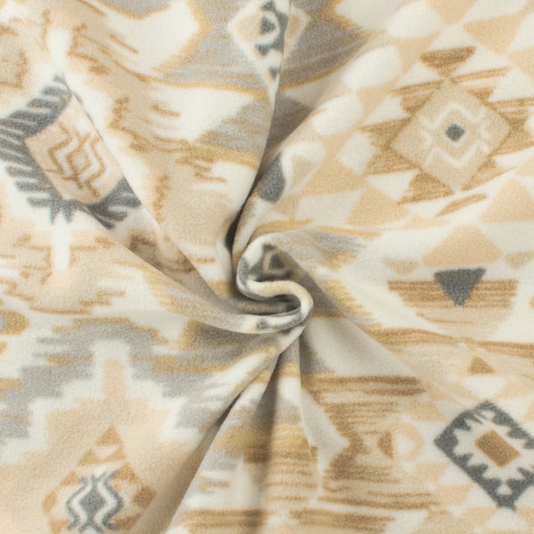 Fleece Print - OUTBACK - 058 - Ivory