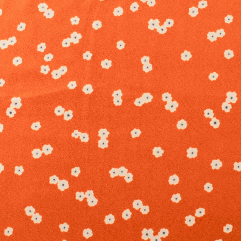 Fleece Print - OUTBACK - 061 - Tangerine