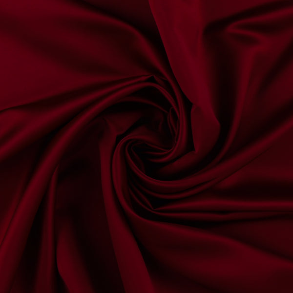Solid CLICHY Matte satin - Cabernet