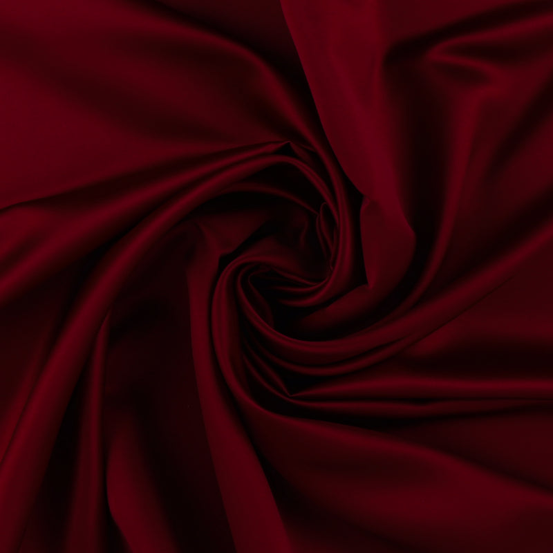 Solid CLICHY Matte satin - Cabernet