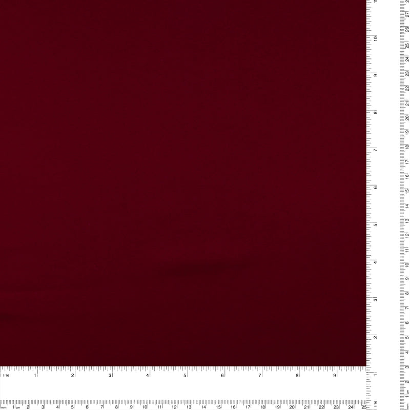 Solid CLICHY Matte satin - Cabernet