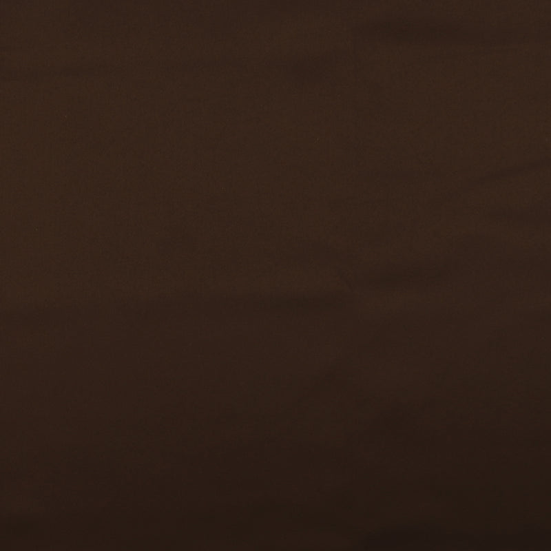 Solid CLICHY Matte satin - Chocolate