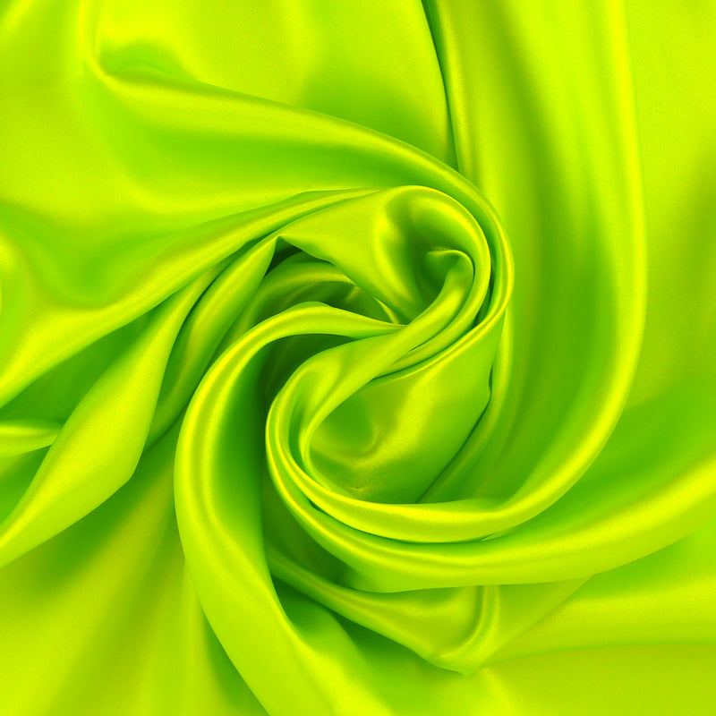 Satin uni pour costume d&#039;Halloween - 007 - Lime