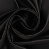 Satin Solid for Halloween costum - 011 - Black