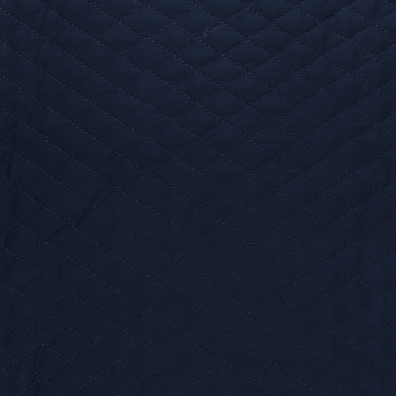 Coton piqué diamant - 001 - Marine