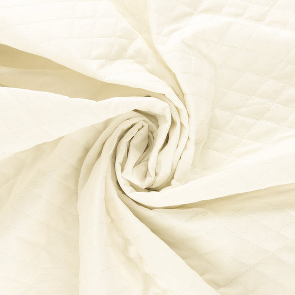 Diamond Quilt - 007 - White