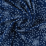 Wide Width Printed Flannel - JULIANA - 012 - Navy