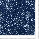 Wide Width Printed Flannel - JULIANA - 012 - Navy