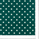 Wide Width Printed Flannel - JULIANA - 025 - Teal