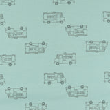 Wide Width Printed Flannel - JULIANA - 035 - Blue
