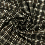 Wide Width Printed Flannel - JULIANA - 040 - Black