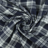 Grande largeur Flanellette imprimée -JULIANA - 041 - Marine