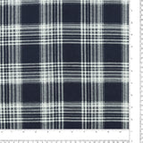 Grande largeur Flanellette imprimée -JULIANA - 041 - Marine