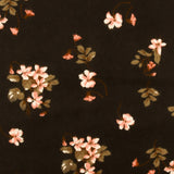 Wide Width Printed Flannel - JULIANA - 044 - Black
