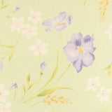 Wide Width Printed Flannel - JULIANA - 045 - Mint