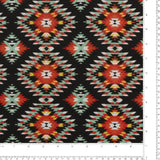 Flanellette Imprimée - <CHARLIE>  - 114 - Noir