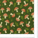 Flanellette Imprimée - <CHARLIE>  - 123 - Vert