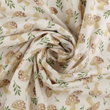 Flanellette Imprimée - <CHARLIE>  - 124 - Crème