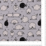 Flanellette Imprimée - <CHARLIE>  - 135 - Argent